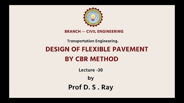 Transportation Engineering | Design of Flexible Pavement By CBR Method | AKTU Digital Education