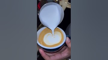 wing tulip latte art swan latte art tutorial #coffee #barista