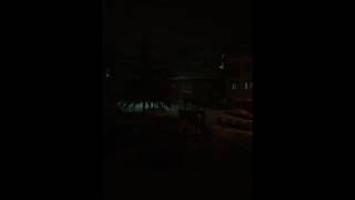 Huğluda Akşam Kar Yağışı