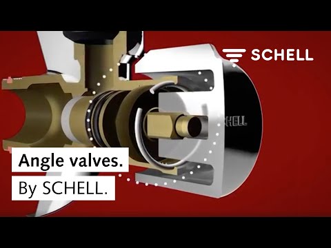 Angle valves. By SCHELL. - video from SCHELL