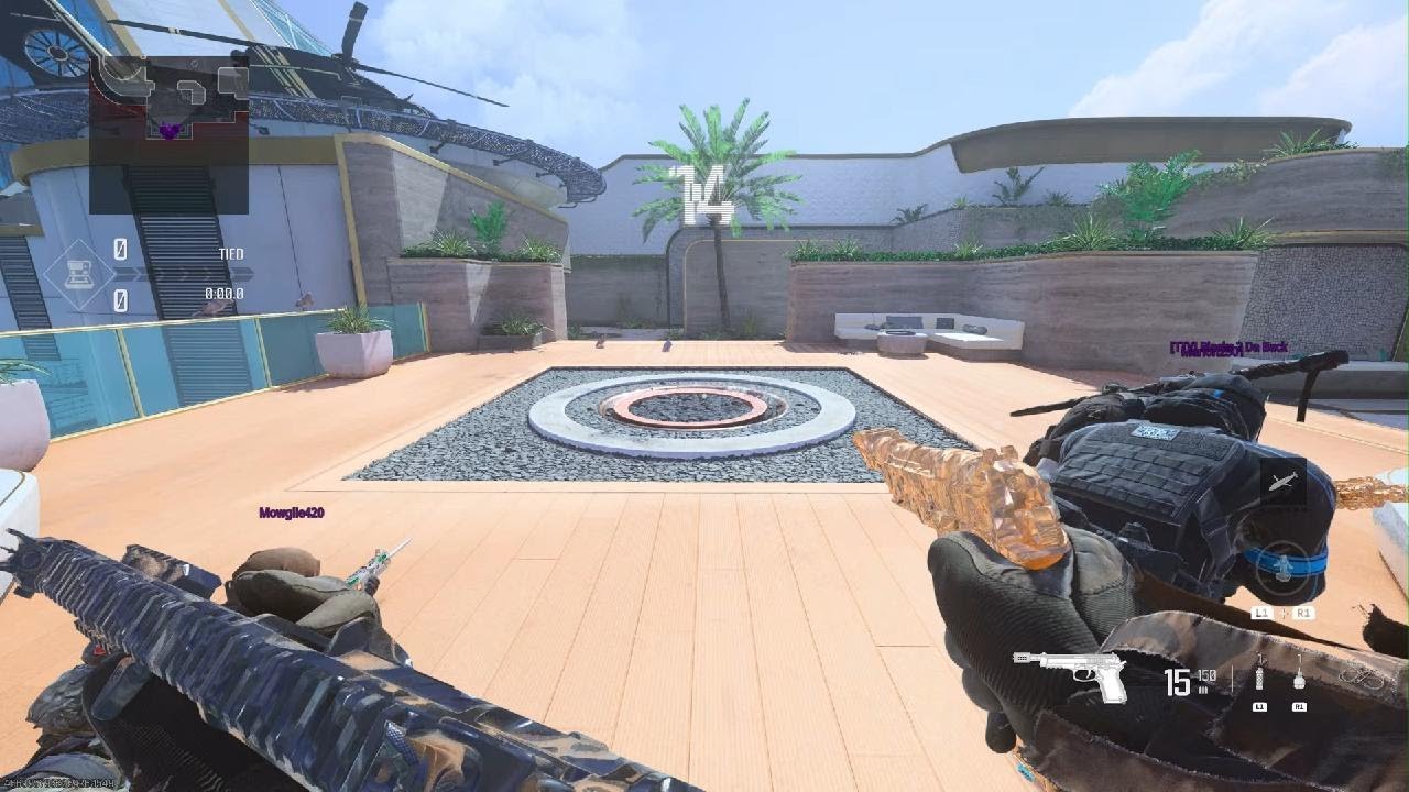 Call of Duty_ ffa W, 1st time seeing this map, got lucky, aim was dooty ...