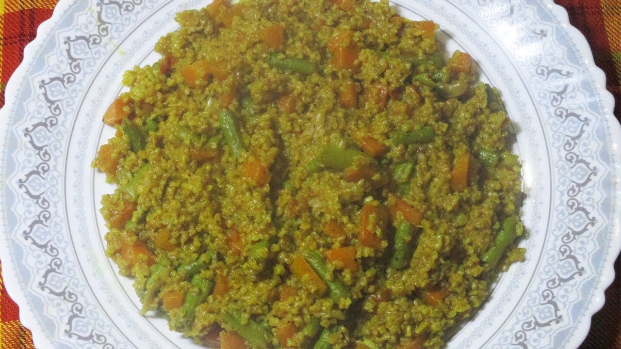 Mixed Vegetable Broken Wheat or Cracked Wheat Meal / Vegetable Recipes