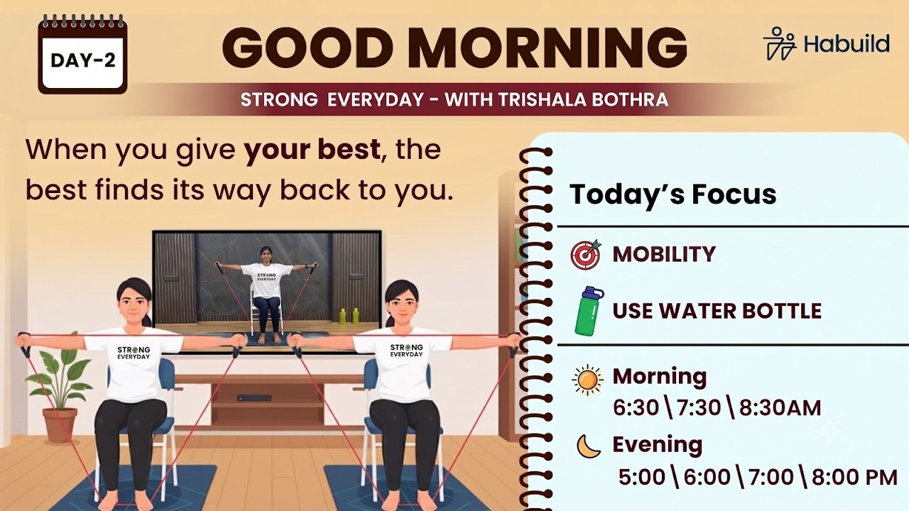 Day 2 | 14-Day FREE STRONG EVERYDAY Challenge | Morning Batch