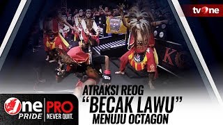 [HD] Atraksi Reog Antar 'Si Becak Lawu' Suwardi Menuju Octagon One Pride MMA