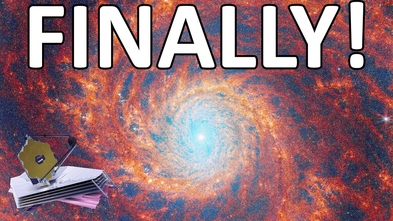 Галактика Водоворот (M51), полученная JWST