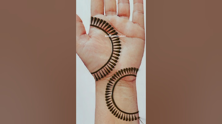 Easy Simple Front hand Mehndi Design|| #sunithasmehndiart #mehndi #easymehndi #youtubeshorts #shorts