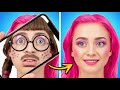 Before & After: Nerd to Popular Ballerina 💃 School Transformation Hacks by 123GO!