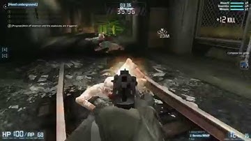 F.E.A.R. Online PC Aeriagames Beta PVE Mode Subway Panic Easy 4 Player Co Op Mission HD720p