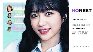 Cotton Candy (코튼캔디) - Honest (Color Coded Lyrics & Line Distribution) 「 KO-FI REQUEST 」