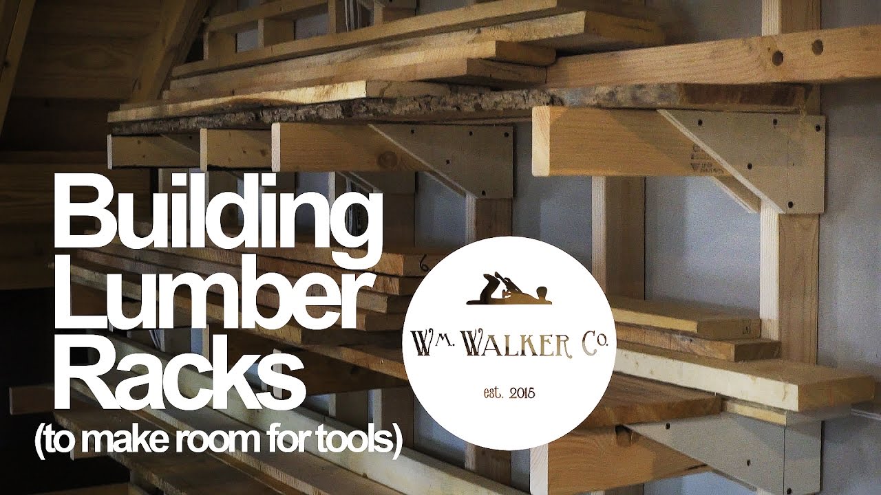 DIY Lumber Racks