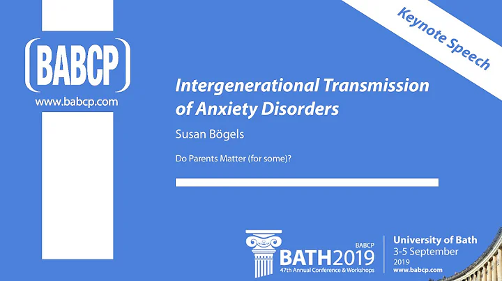 Keynote - Intergenerationa...  Transmission of Anx...