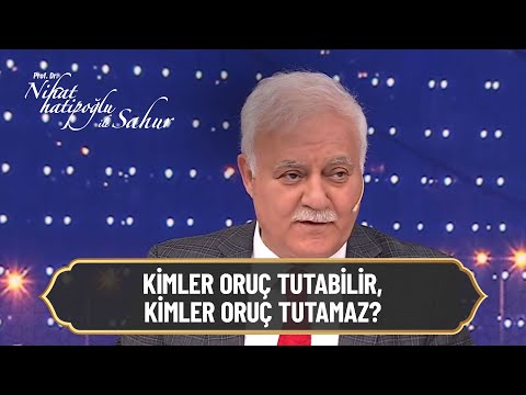 Oruç ile ilgili merak edilenler - Nihat Hatipoğlu ile Sahur 1. Bölüm