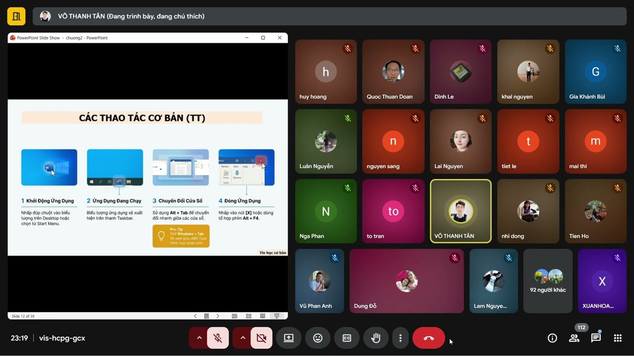 TIN HỌC CƠ BẢN SỬ DỤNG MÁY TÍNH CĂN BẢN CHIỀU 18 T1 2026 THẦY TÂN P1
