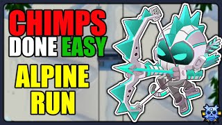 Alpine Run - Chimps Easy Strategy For Black Border Btd6