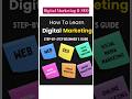How To Learn Digital Marketing – Step-by-Step Beginner’s Guide