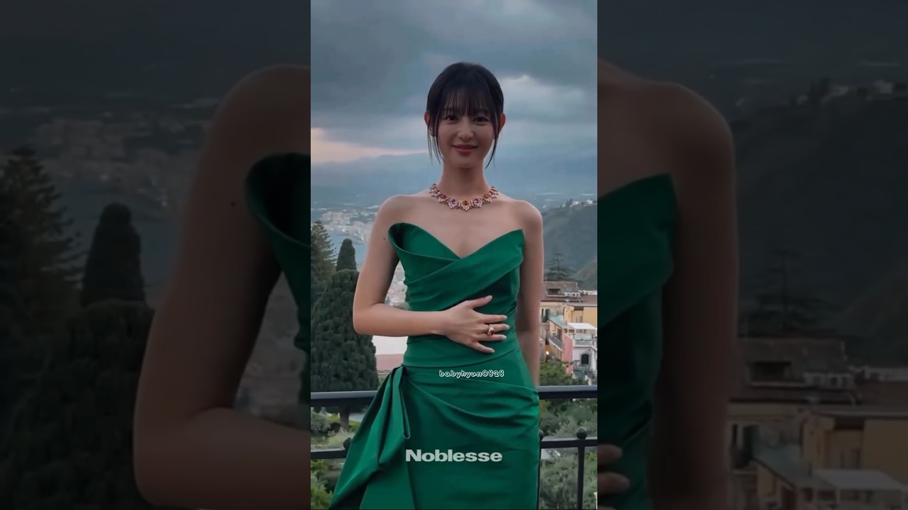 kim jiwon at the Bvlgari Polychroma High Jewelry launch in Taormina, Sicily, Italy #Bvlgari#김지원