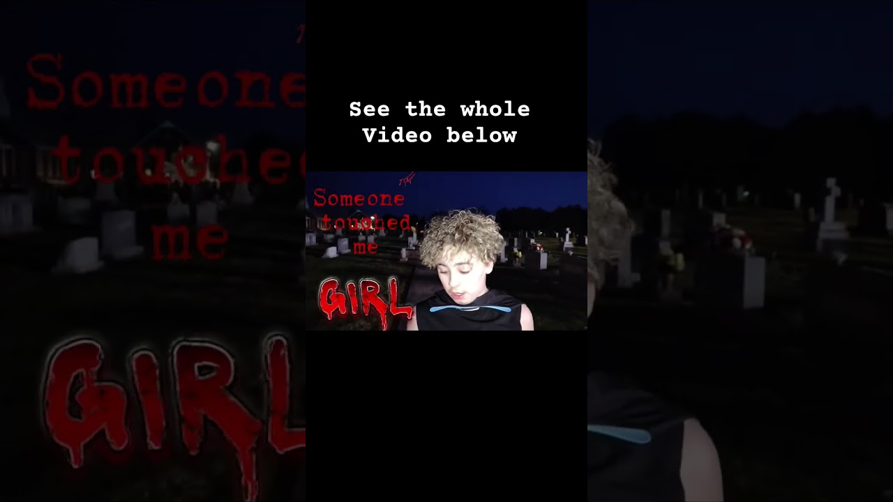 The ghost TOUCHED me! 😯 PLEASE SUBSCRIBE 