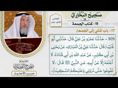 [909] حديث: لا تقوموا حتى تروني وعليكم السكينة [كتاب الجمعة - باب المشي إلى الجمعة]