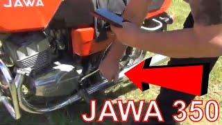 JAWA 350 запуск двигателя рукой