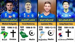 جنسيات وديانات فريق الهلال السعودي