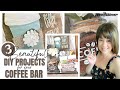 *SUPER EASY and INEXPENSIVE* DIY Decor for your Coffee Bar | Easy DIYs using Teckwrap Craft Vinyl