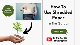 How To Use Shredded Paper In The Garden