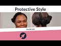 Easy Protective Style | No Braids and No Hair Added