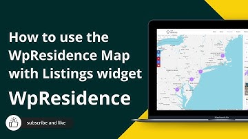 How to use the WP Residence Map with Listings widget or Contact Details for Elementor