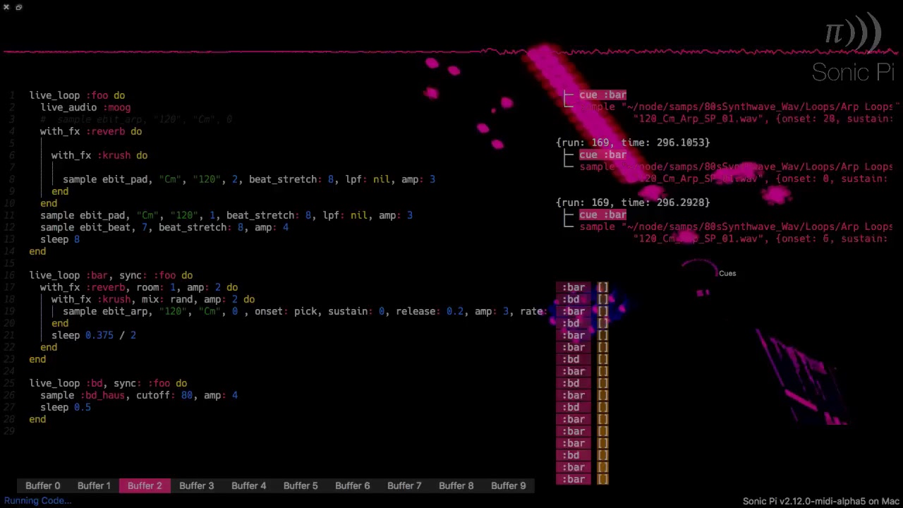 Sam Aaron Live Coding Practice - YouTube