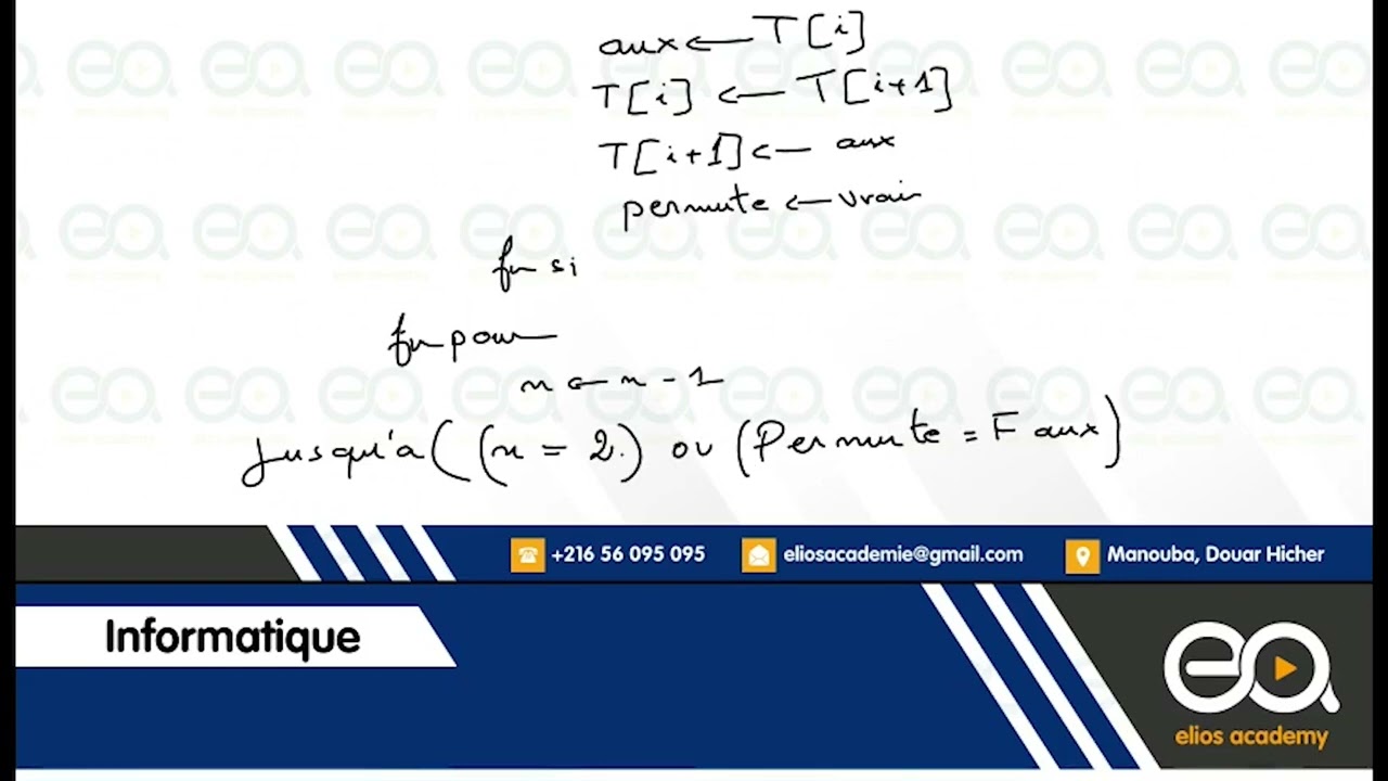 [Offre-ballouchi] - LIVE 🔴 Les Algo des Tris et Recherches