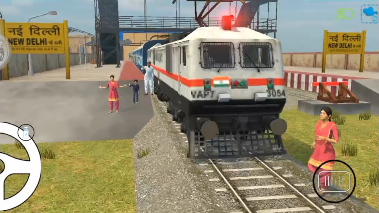 Indian Train Simulator Gameplay 🚆 Real Control & Realistic Driving