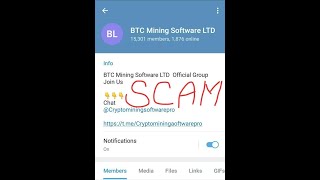 HUGE SCAM ALERT-13 ll Software Sale by Telegram Channel ll BE ALERT From BTC Mining Software LTD ll screenshot 2