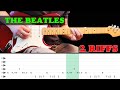 Easy guitar riff lesson - THE BEATLES - 1. Drive my car 2. Birthday (with tabs)