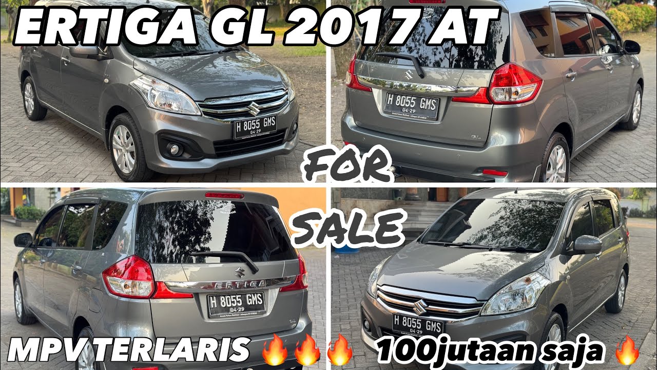 MOBIL KELUARGA TERBAIK TERLARIS🔥 FOR SALE : ERTIGA 2017 GL AT  #ertiga #innova #avanza #mobilio #hrv
