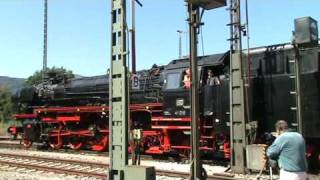 Winton Train VIII. - 41.018 najíždí na vlak 1.9.2009