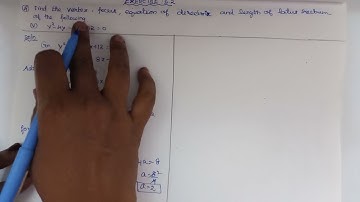 12th Maths l Two Dimensional Analytical Geometry II l Exercise:5.2(4)(v)