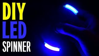 DIY LED Hand Fidget Spinner with Bank card