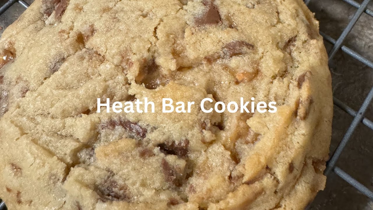 English Toffee “Heath Bar” Cookies | Easy and Delicious | 