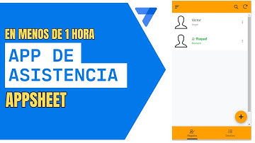 App para CONTROL DE ASISTENCIA con #appsheet | Crea tu Aplicación en MENOS de 1 Hora