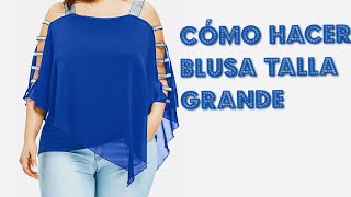 Como hacer blusas tallas paso paso. - YouTube