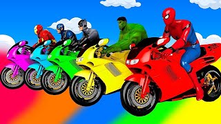 TRANSPORTING PIXAR CARS & FRUITS WITH COLORED & JOHN DEERE vs CLAAS vs TRACTORS - BeamNG.drive #983