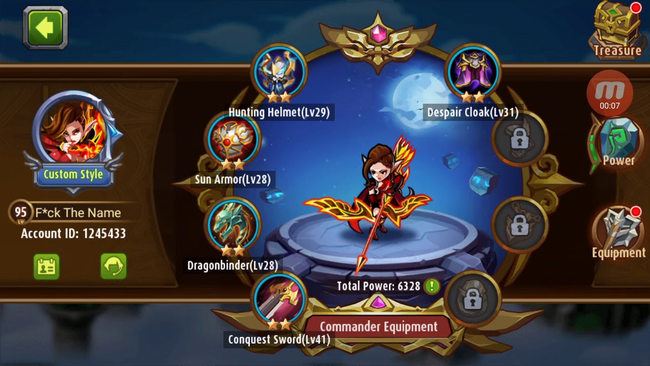 Magic Rush - First epic Commander Equipment