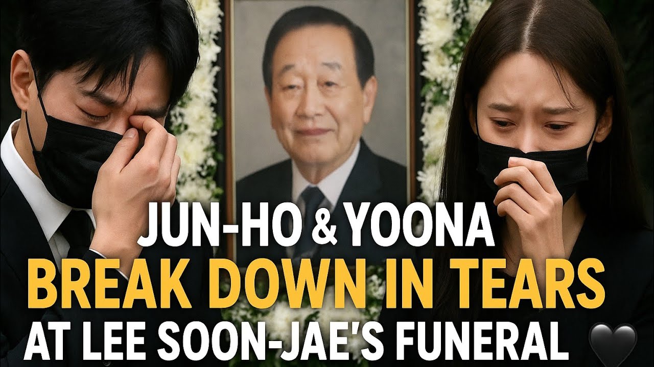 «Чжун Хо и Юн А расплакались на похоронах Ли Сун Чжэ — душераздирающий момент 😭🖤»