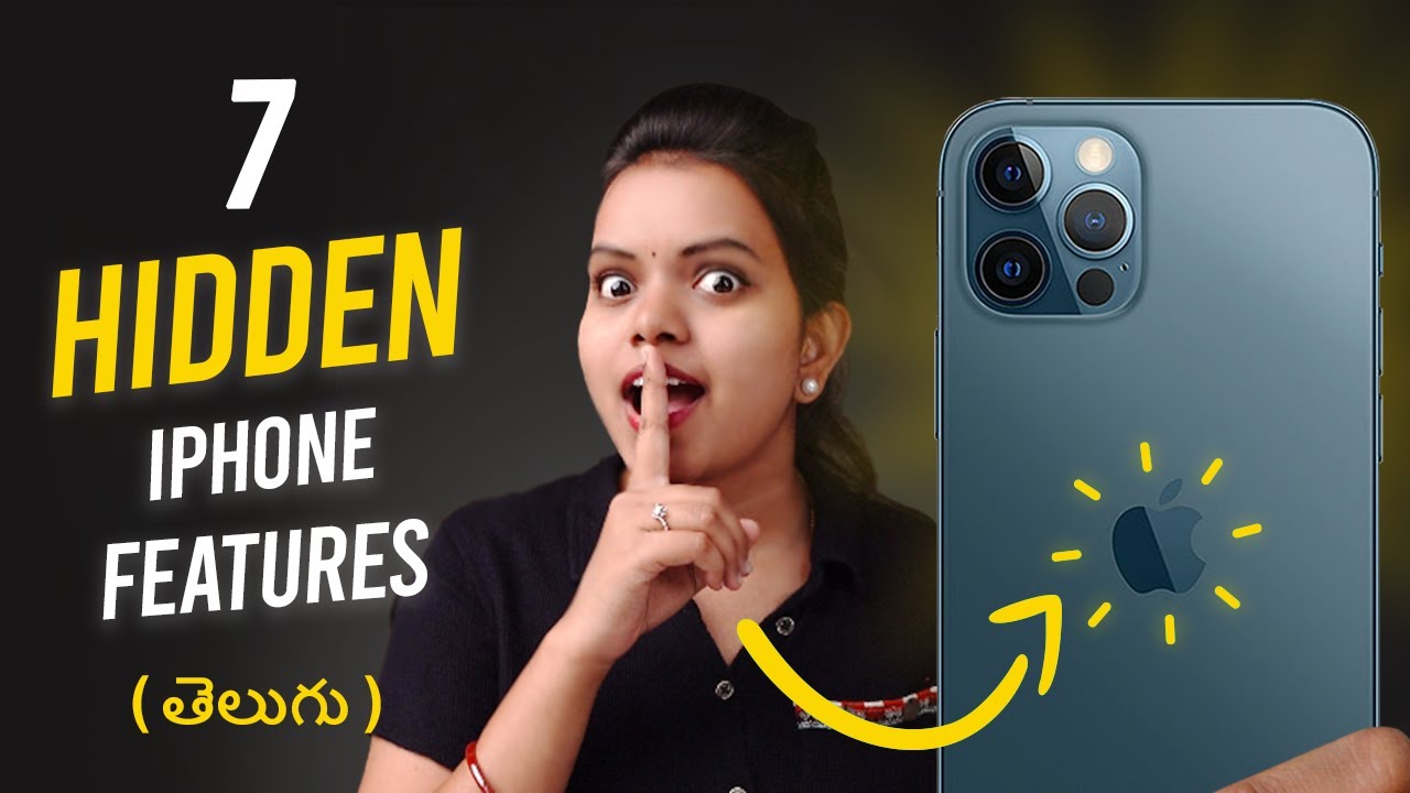 7 SURPRISING Hidden iPhone Features in Telugu⚡️YOU MUST TRY!! ⚡️