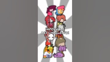"im"possible art challenge ykyk #artist #artmemes #oc #originalcharacter #digitalart #artchallenge