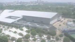 Indoor Tennis Center Time-Lapsed Construction
