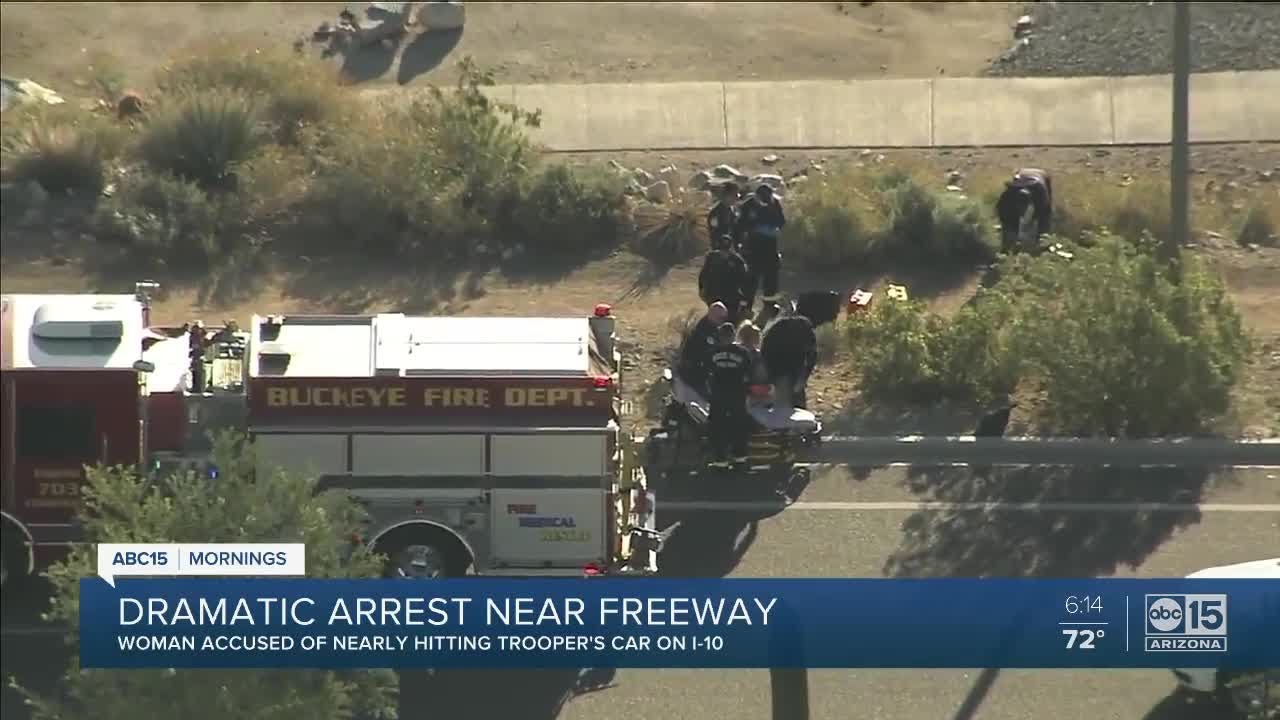 Video shows dramatic arrest of driver accused of nearly hitting DPS ...