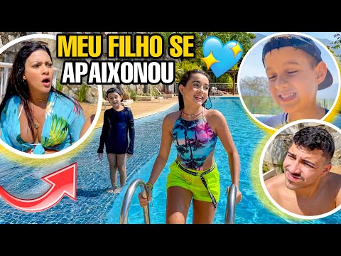 MEU FILHO ADOLESCENTE SE APAIXONOU NA PISCINA!! OLHA NO QUE DEU 😱 *novelinha*