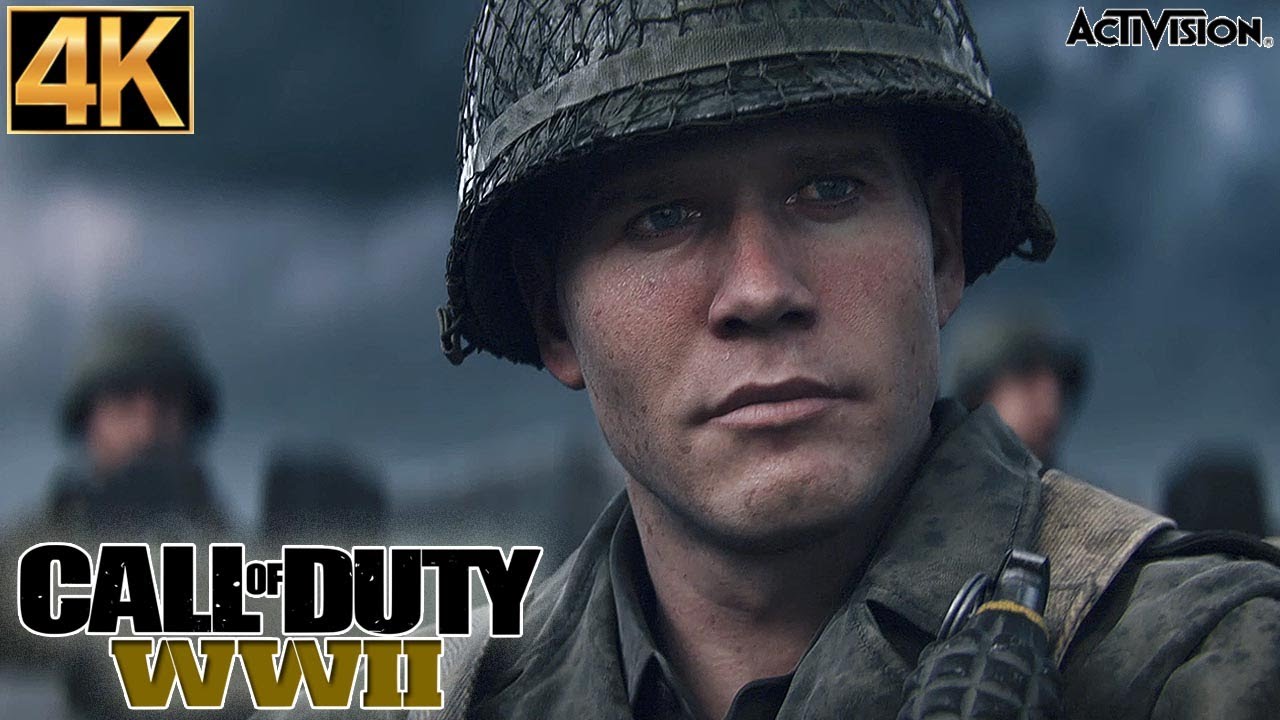 4K Ultra HD Call of Duty: WWII Gameplay – Epic WWII Battles | COD ...