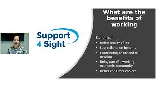 The Benefits Of Working With Sight Loss, Zsuzsanna Szabo, Support4Sight